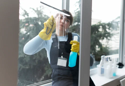 Nettoyage de vitres intérieures et extérieures à Savières
